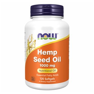 Масло семян конопли, Hemp Seed Oil 1000 mg - 120 Softgels 2022-10-0979 фото