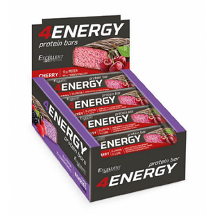 Протеїнові батончики, 4 ENERGY - 24 x 40g Cherry 100-56-4513822-20 фото