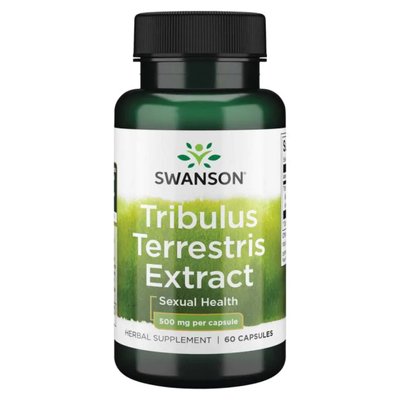 Tribulus Terrestris Extract 500mg - 60caps 100-45-3657047-20 фото