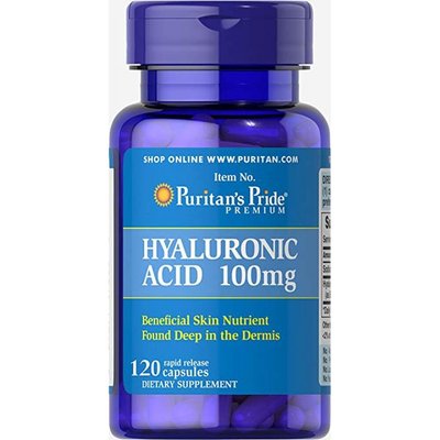 Hyaluronic Acid 100 mg - 120 caps 100-76-7229379-20 фото