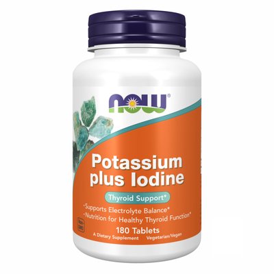 Potassium plus Iodine - 180 tabs 2022-10-0038 фото