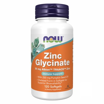 Zinc Glycinate 30mg - 120 sgels 2022-10-0048 фото