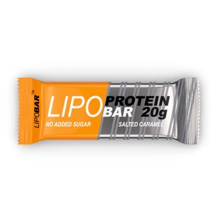 Протеїновий батончик, Lipobar - 50g Salted Caramel 2022-10-2761 фото