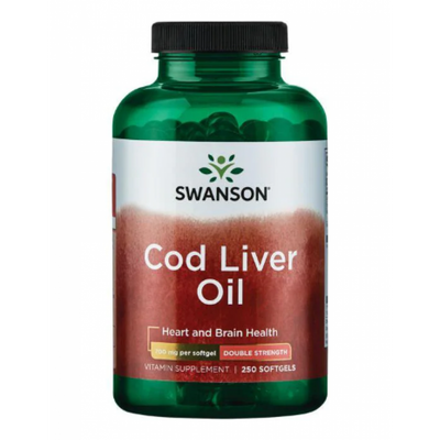 Cod Liver Oil (Double strength) 700mg - 250 Sgels per bottle 100-92-1935985-20 фото