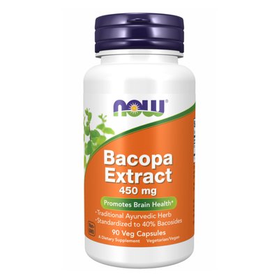 Bacopa Extract 450 mg - 90 vcaps 2022-10-0985 фото