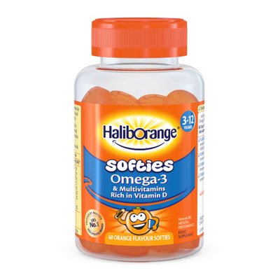 Softies Omega-3 & Multivitamin - 60 softgels Orange 2023-10-2073 фото