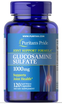 Glucosamine Sulfate 1000mg - 120caps 100-52-5174843-20 фото