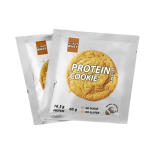 Протеїнове печиво, Protein Cookie - 60g Cashew 2022-10-0220 фото