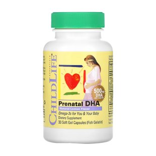 ДГК для вагітних, Prenatal DHA - 30 softgels 2023-10-3472 фото