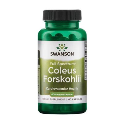 Coleus Forskohii 400 mg - 60 caps 100-66-4068549-20 фото