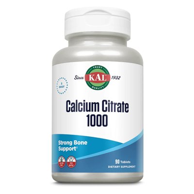 Calcium Citrate 1000mg - 90 tabs 2022-10-2442 фото