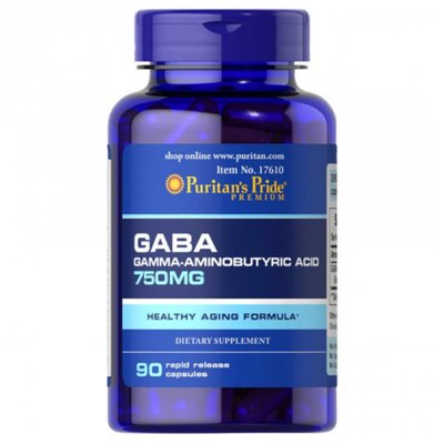 GABA 750mg - 90caps 100-45-0215895-20 фото