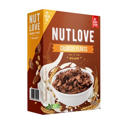 Nutlove Crunchy Flakees - 300g With Cocoa 100-42-1891346-20 фото