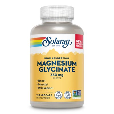 Magnesium Glycinate 350mg - 120 vcaps 2022-10-1798 фото
