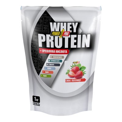 Whey Protein - 1000g Strawberry 100-62-3738552-20 фото