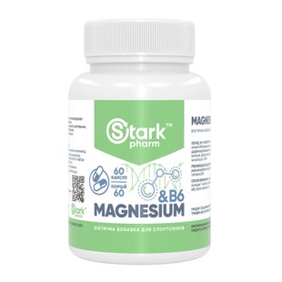 Магній і Вітамін В6, Stark Magnesium/B6 - 60 caps 100-46-9106322-20 фото