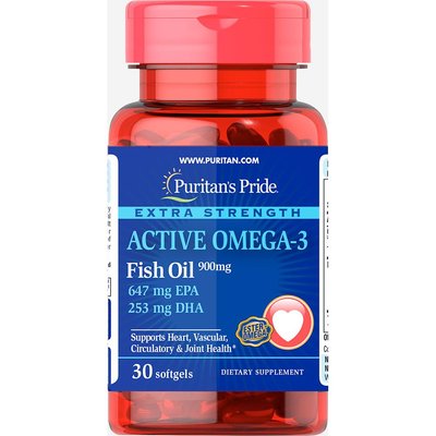 Active Omega-3 Extra Strength 900mg - 30 softgels 100-40-8933230-20 фото
