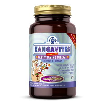 Kangavites® Multivitamin & Mineral - 120 tabs Bouncin' Berry 2022-10-1524 фото