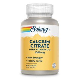 Кальций Цитрат с витамином Д3, Calcium w/ D3 Citrate 1000mg - 90 caps 2022-10-2445 фото