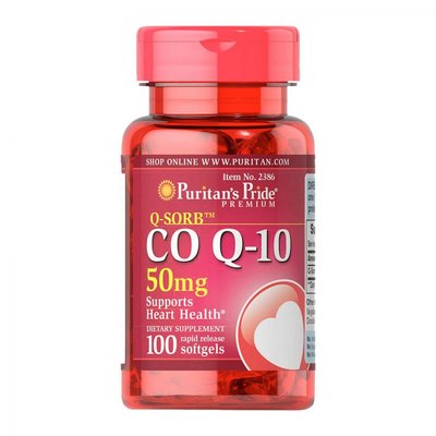 Q-SORB™ Co Q-10 50 mg - 50 Softgels 100-94-0697063-20 фото