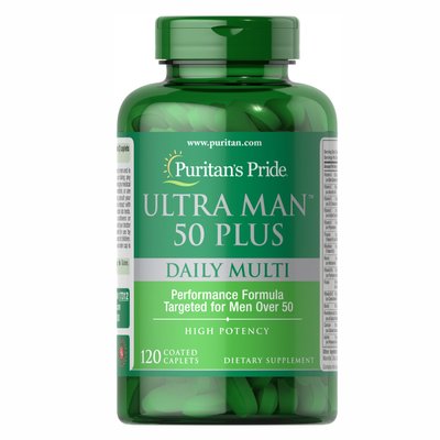 Ultra Man™ 50 Plus Daily Multi - 120caps 100-26-1241879-20 фото