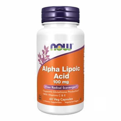 Alpha Lipoic Acid 100mg - 60vcaps 100-75-9280354-20 фото