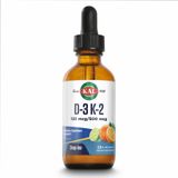 Вітамін Д3 та К2, D3 K2 DropIns 125mcg - 2 oz Citrus 2022-10-0998 фото