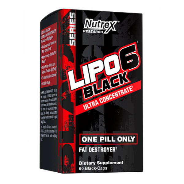 Lipo 6 Black Ultra Concentrate - 60 caps 100-29-8655408-20 фото