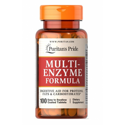 Multi Enzyme Formula - 100tabs 100-32-7120701-20 фото