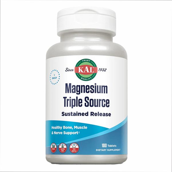 Magnesium Sustained Release Triple Source 500mg - 100 tabs 2022-10-0999 фото