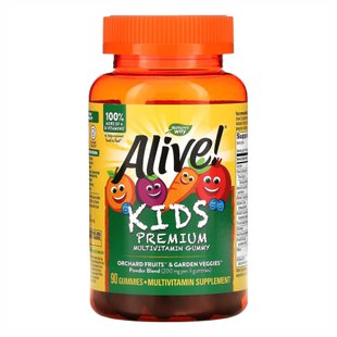 Мультивітаміни для дітей, Premium Kids Multivitamin - 90 gummies Cherry, Orange Grape 2022-10-0602 фото