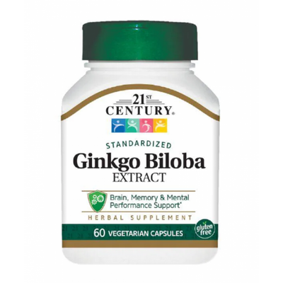 Ginkgo Biloba Extract - 60 vegcaps 100-70-0455094-20 фото
