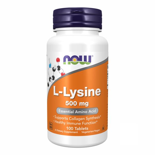 Л Лизин, LYSINE 500mg - 100 tabs 2022-09-1166 фото