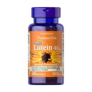 Лютеин с Зеаксантином, Lutein 40 mg with Zeaxanthin - 60 softgels 2023-10-2482 фото