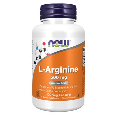 L-Arginine 500mg - 100caps 100-53-6622039-20 фото