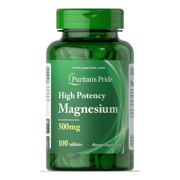 Magnesium 500 mg - 100 tablets 100-40-2469266-20 фото