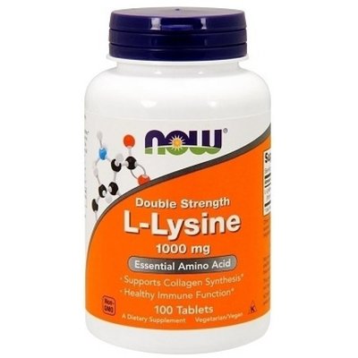 L-Lysine 1000 mg - 100tabs 100-46-8563219-20 фото