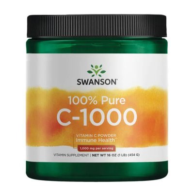 100% Pure Vitamin C Powder - 454g(16oz) 100-41-6834782-20 фото