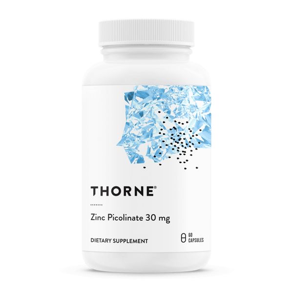 Цинк пиколинат 30 мг, Thorne Zinc Picolinate 30 mg - 60 caps 2023-10-3063 фото