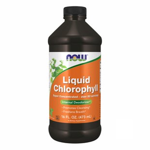 Жидкий хлорофилл для очищения организма, Now Foods Liquid Chlorophyll 473 мл 2022-10-0079 фото