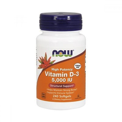 Vitamin D3-5000 IU - 120softgels 100-55-3079752-20 фото
