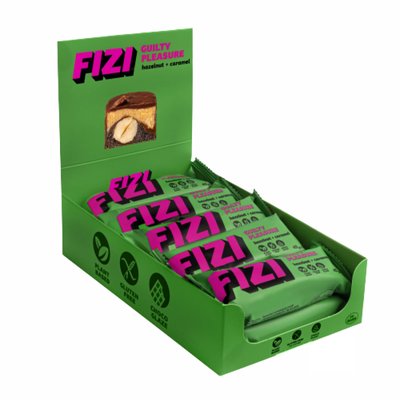 FIZI Chocolate Bar - 10х45g Hazelnut-Caramel 2022-10-0337 фото