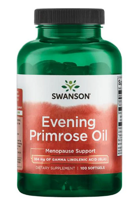 EFAs Evening Primrose Oil 1300 mg - 100 Sgels 100-93-3912236-20 фото