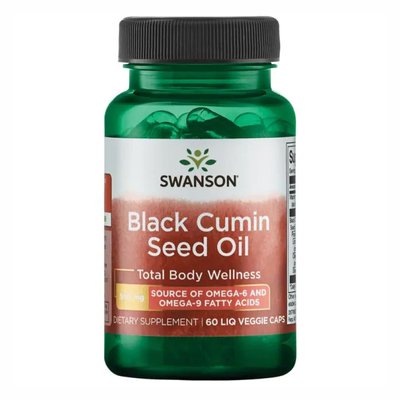 Black Cumin Seed Oil 500 mg - 60 Liq Vegcap 2022-10-0205 фото