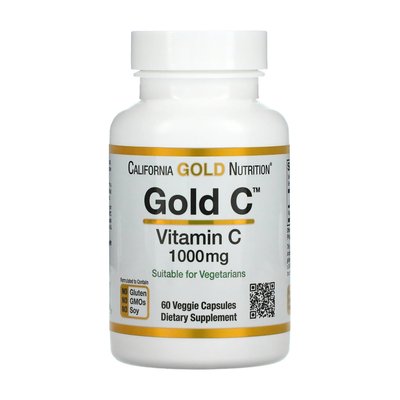 Gold Vitamin C 1000mg - 60caps 2022-09-0724 фото