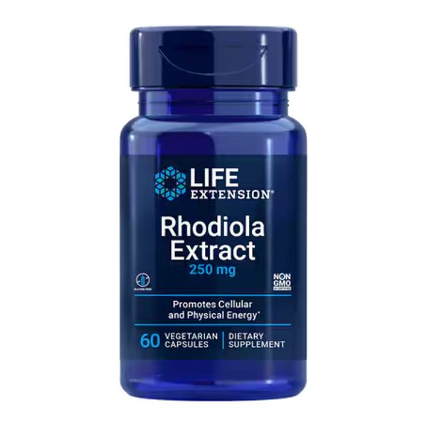 Екстракт родіоли, Life Extension Rhodiola Extract 250mg - 60 veg caps 2023-10-2655 фото