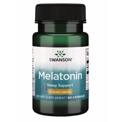 Melatonin 3 mg - 60 caps 100-64-0969295-20 фото