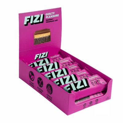 FIZI Chocolate Bar - 10х45g Hazelnut-Himalayan Salt 2022-10-0338 фото