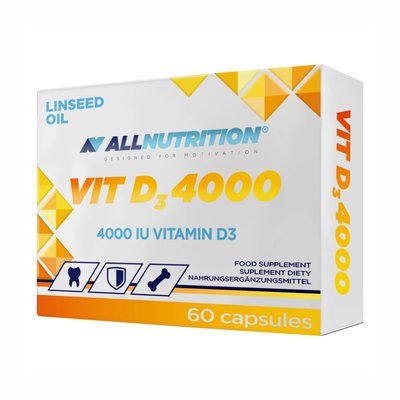 Vitamin D3 4000 - 60caps 2022-10-0638 фото
