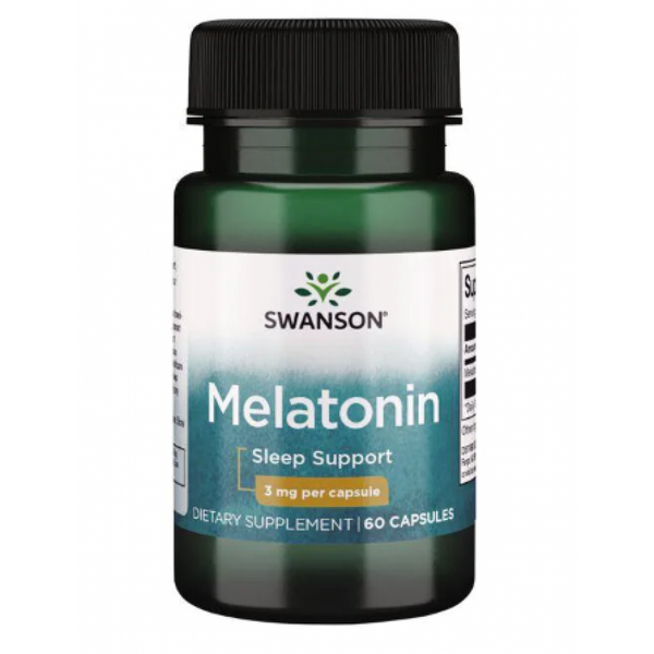 Melatonin 3 mg - 60 caps 100-64-0969295-20 фото